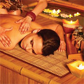 Tantric massage therapy room